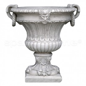 Vaso classico Quercia grande anticato grigio