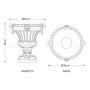 Vaso classico Quercia grande dimensioni