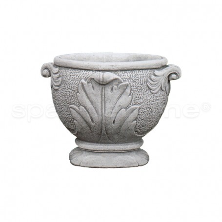 Vaso classico Gardenia medio anticato grigio
