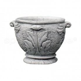 Vaso classico Gardenia grande anticato grigio