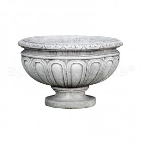Vaso classico Erythea anticato grigio