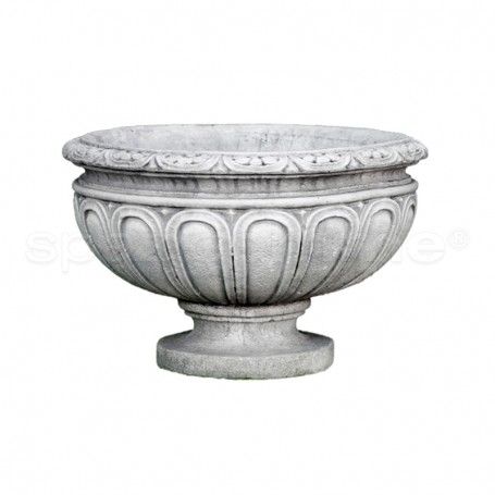 Vaso classico Erythea anticato grigio