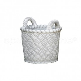 Vaso classico Cestrum anticato grigio