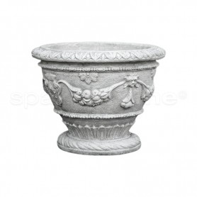 Vaso classico Loren anticato grigio