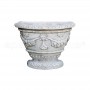 Vaso classico Mezzovaso Loren anticato grigio 2