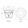 Vaso classico Olivello dimensioni