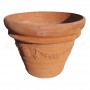 Vaso classico Oleandro colato terracotta
