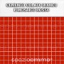 finitura mosaico rosso