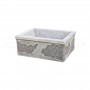 Vasca in cemento Iside anticato grigio