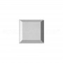 Bugna Squadrata 25x25 colato grigio frontale