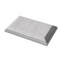 Bugna Squadrata 50x25 colato grigio