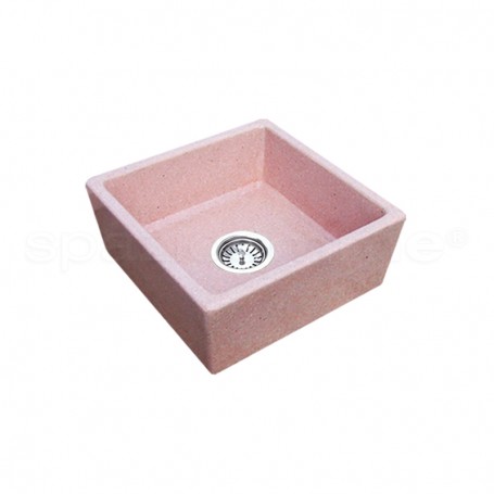 Lavello in graniglia LV48 rosa