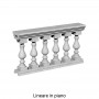 Balaustra composizione 09 cm100x18,5x53,5h