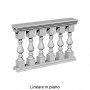 Balaustra composizione 10 cemento grigio