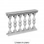 Balaustra composizione 11 cm100x18,5x63,5h