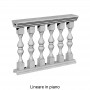 Balaustra composizione 12 cm100x18,5x73,5h