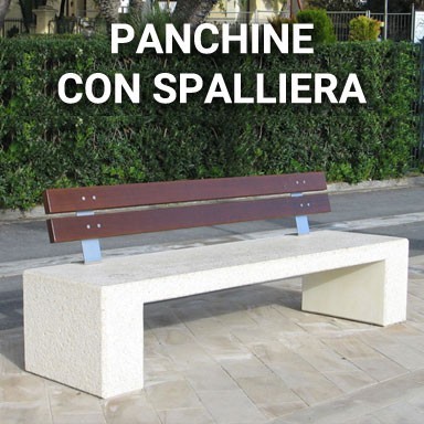 Panchine con spalliera | SpazioEmme