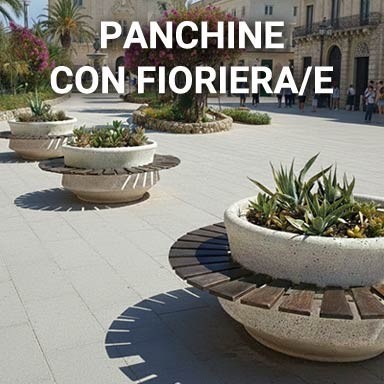 Panchine per esterno | SpazioEmme