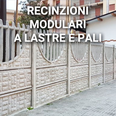 Recinzione modulari in cemento  | SpazioEmme